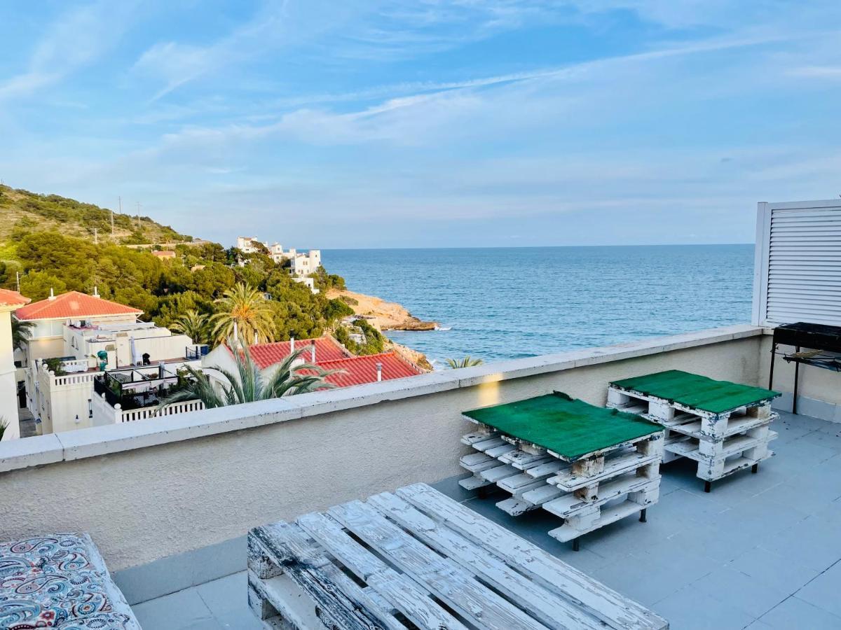 דירות סיטגס La Marina Seaview Penthouse מראה חיצוני תמונה